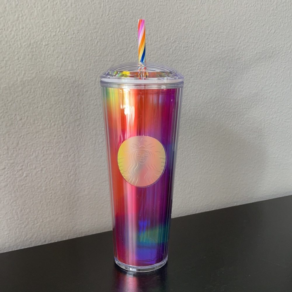 Starbucks Rainbow Diamond Dome Tumbler